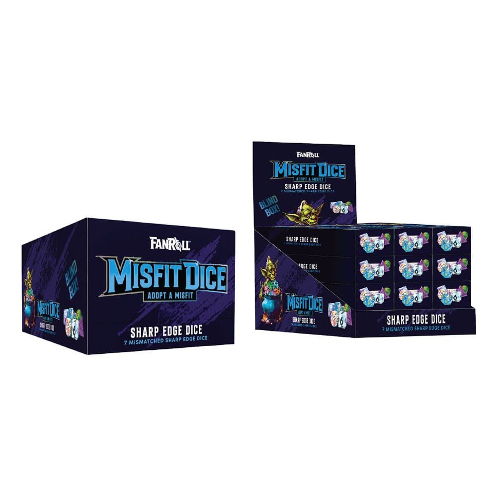 Misfit Adopt a Misfit Dice Set Blind Box Sharp Edge Dice Assortiment (12)