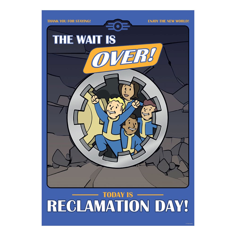 Fallout Kunstprint Reclamation Day Limited Edition 42 x 30 cm
