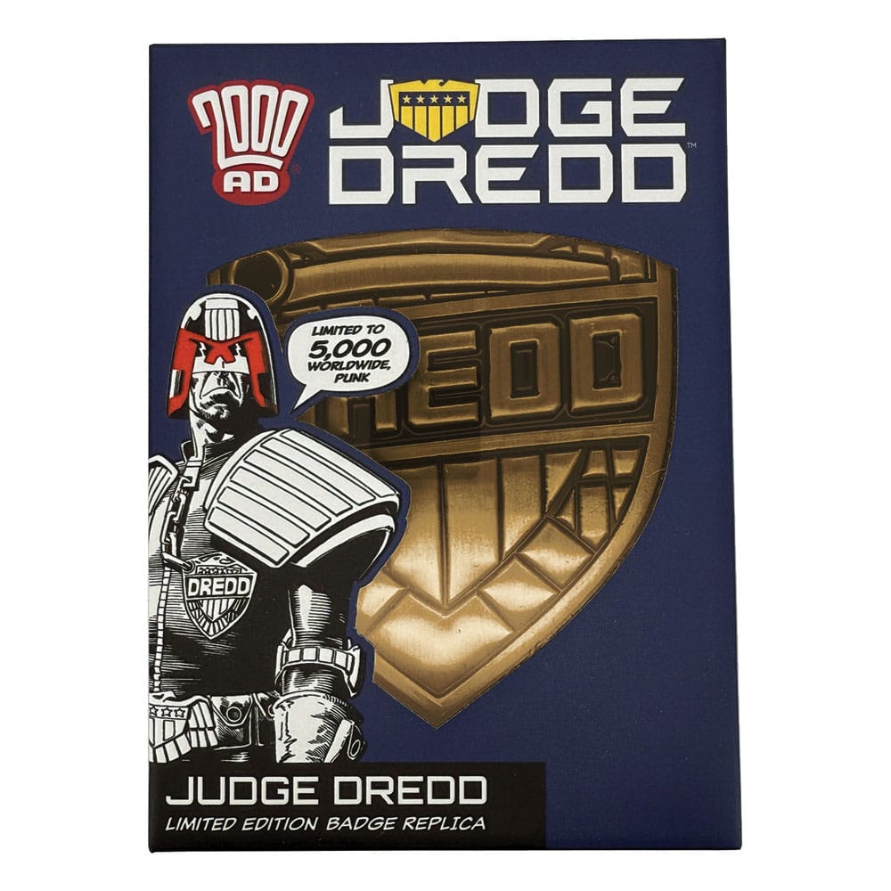 Replica Judge Dredd-badge uit 2000, gelimiteerde editie