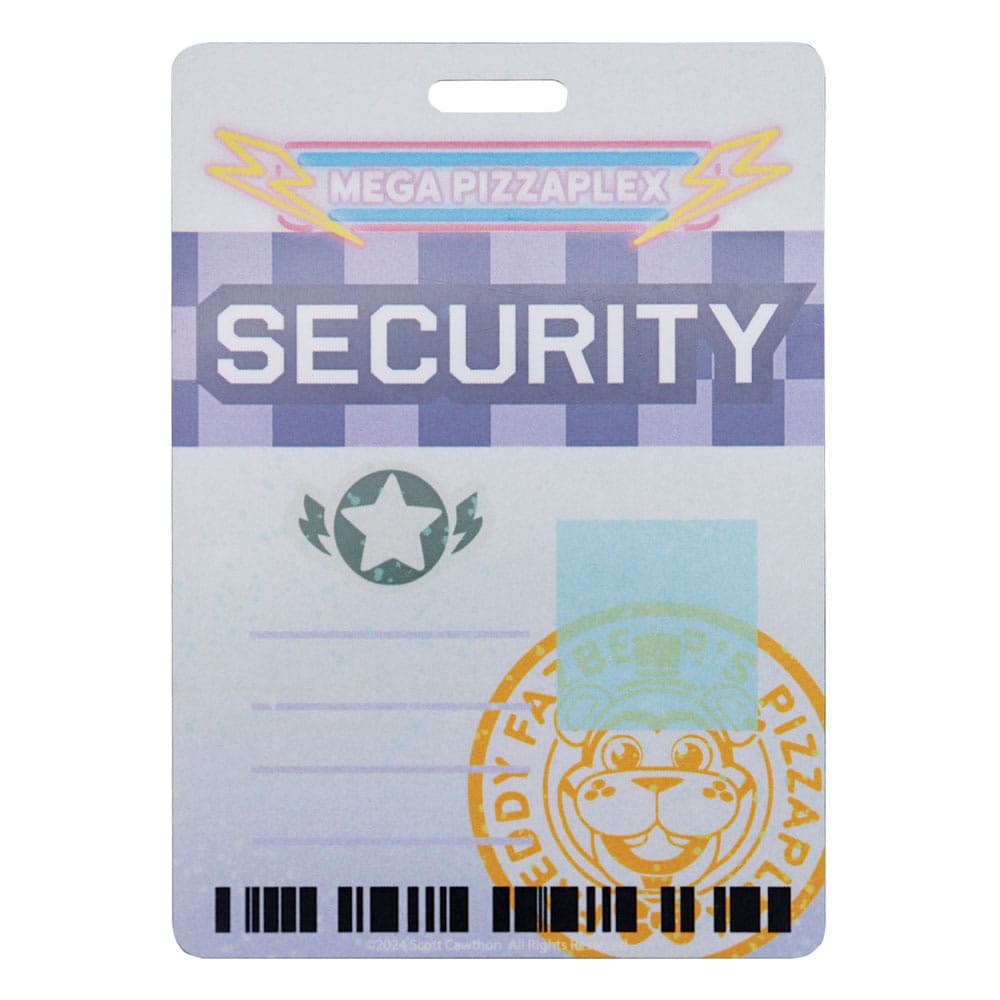 Vijf Nachten bij Freddy's Replica Beveiligingsbadge Antiek Messing Editie