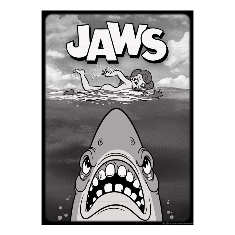 Jaws Art Print gelimiteerde editie 42 x 30 cm