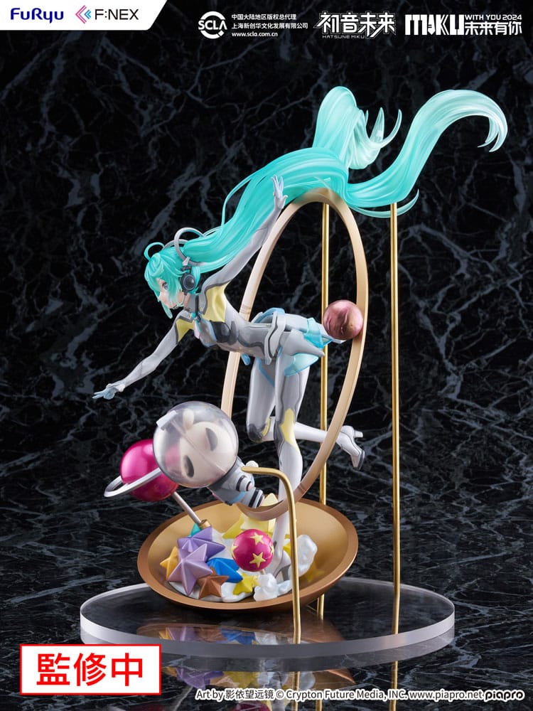 Hatsune Miku F: Nex PVC -standbeeld 1/7 Miku With You 2024 Ver. 29 cm