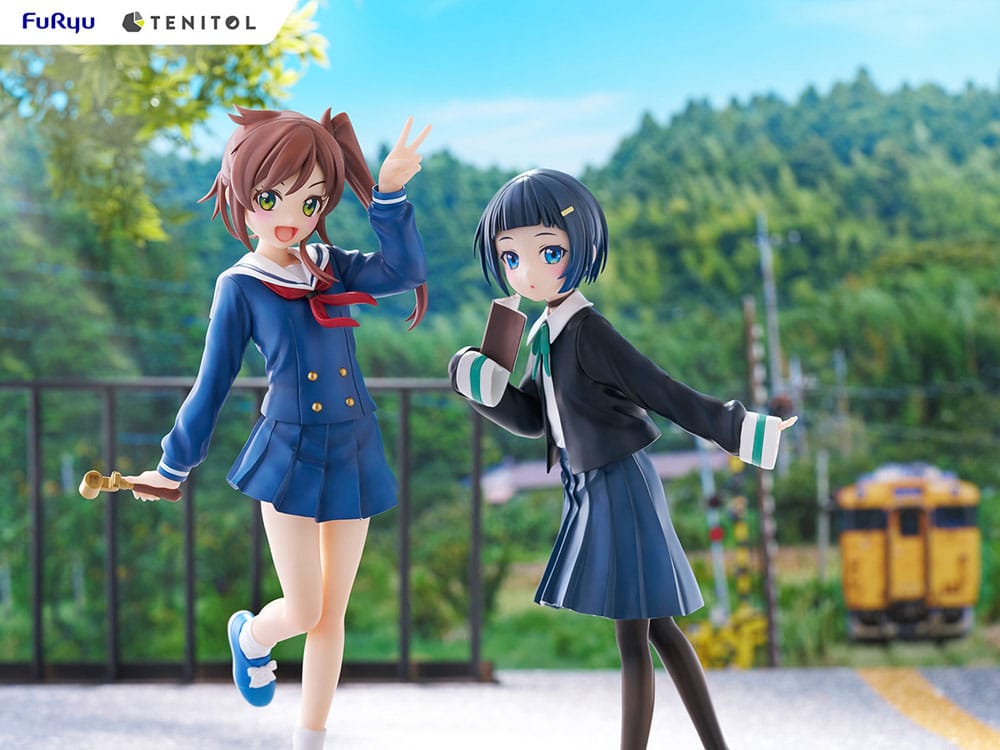 Train naar het einde van het World Tenitol PVC -standbeeld Akira Shinonome 20 cm