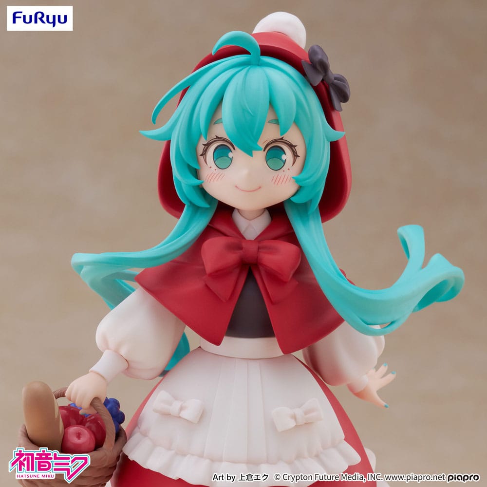 Hatsune Miku Desktop Fairy PVC-standbeeld Hatsune Miku Roodkapje Ver. 16 cm