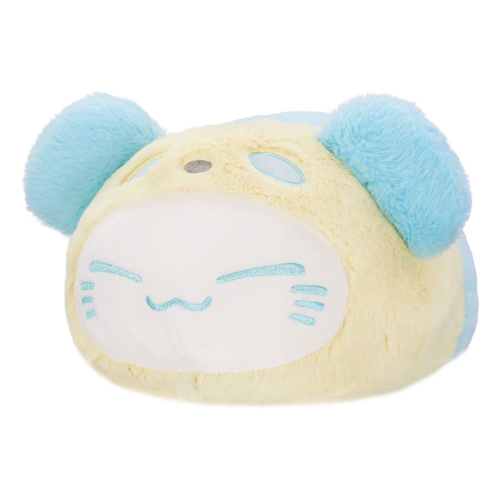 Nemuneko Kat Pluche Figuur Pastel Panda Groot Blauw 33 cm