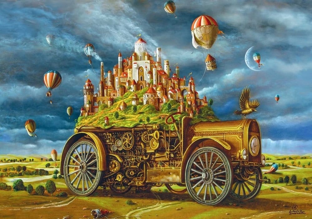 Imagination Series Puzzel Arkadiusz Dzielawski Wielka przeprowadzka (1000 stukjes)