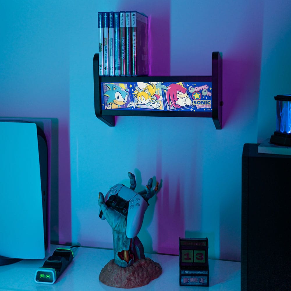 Sonic The Hedgehog-lamp met USB-C-arcade