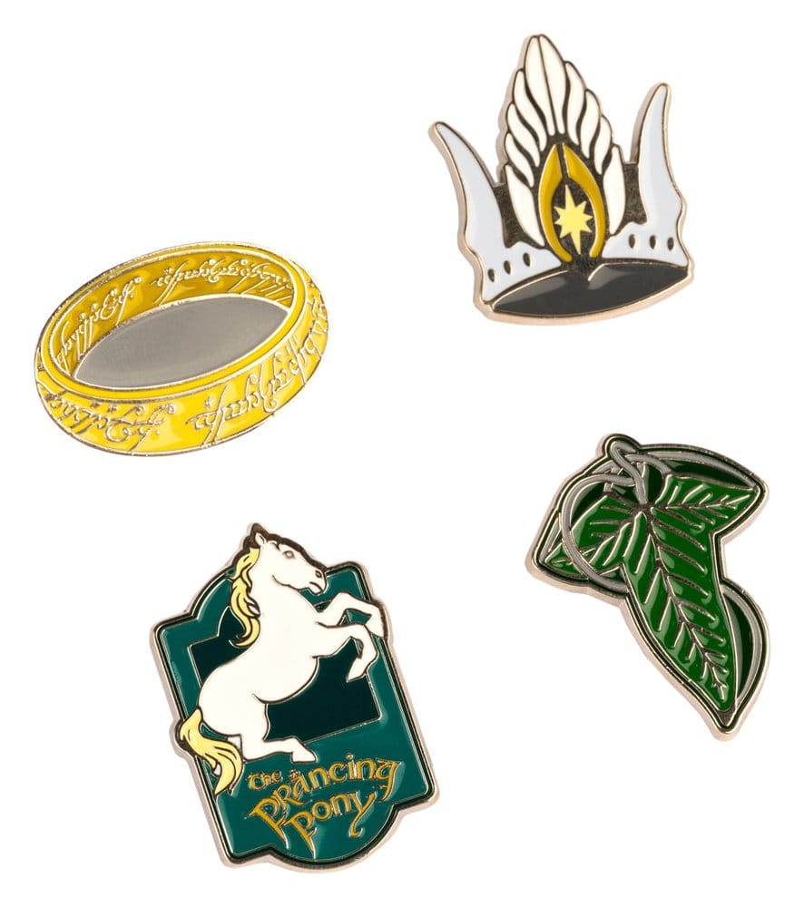 De Lord of the Rings pinnen set van 4