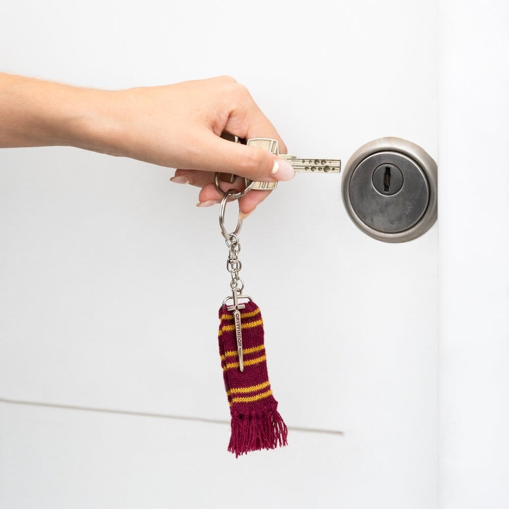 Harry Potter sleutelhanger Griffoendor sjaal 15 cm