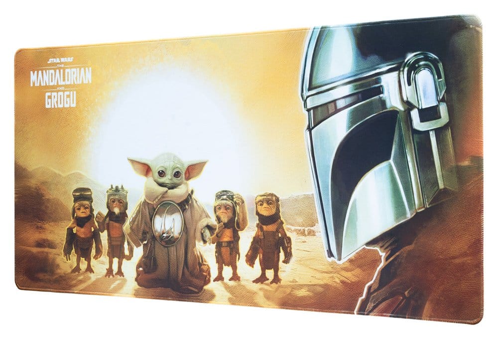 Star Wars: The Mandalorian en Grogu XL muismat 80 x 35 cm