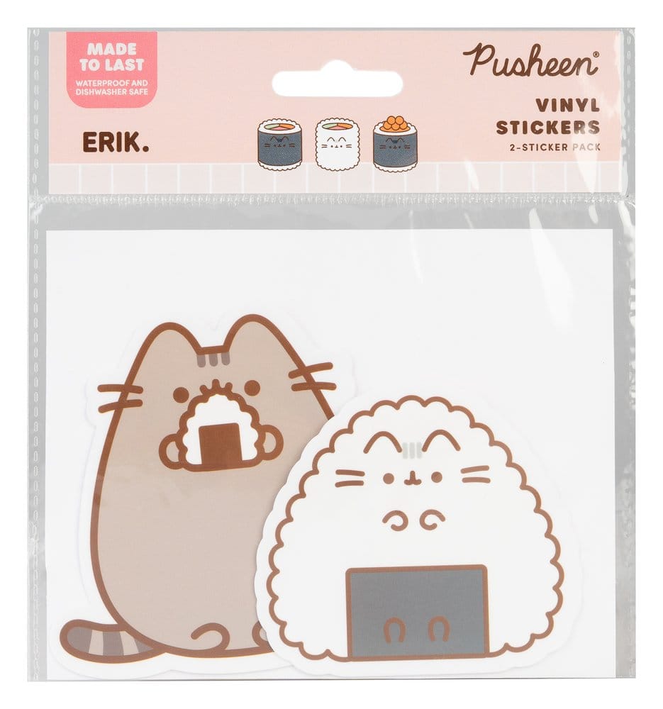 Pusheen Vinylstickers Sushi Roll Vol. 3 Set van 2