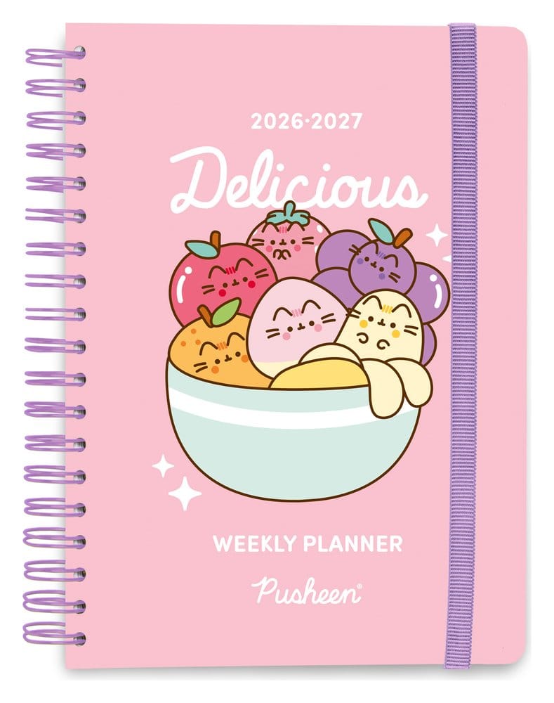 Pusheen Schoolagenda weekplanner 2026/2027 Fruit A5