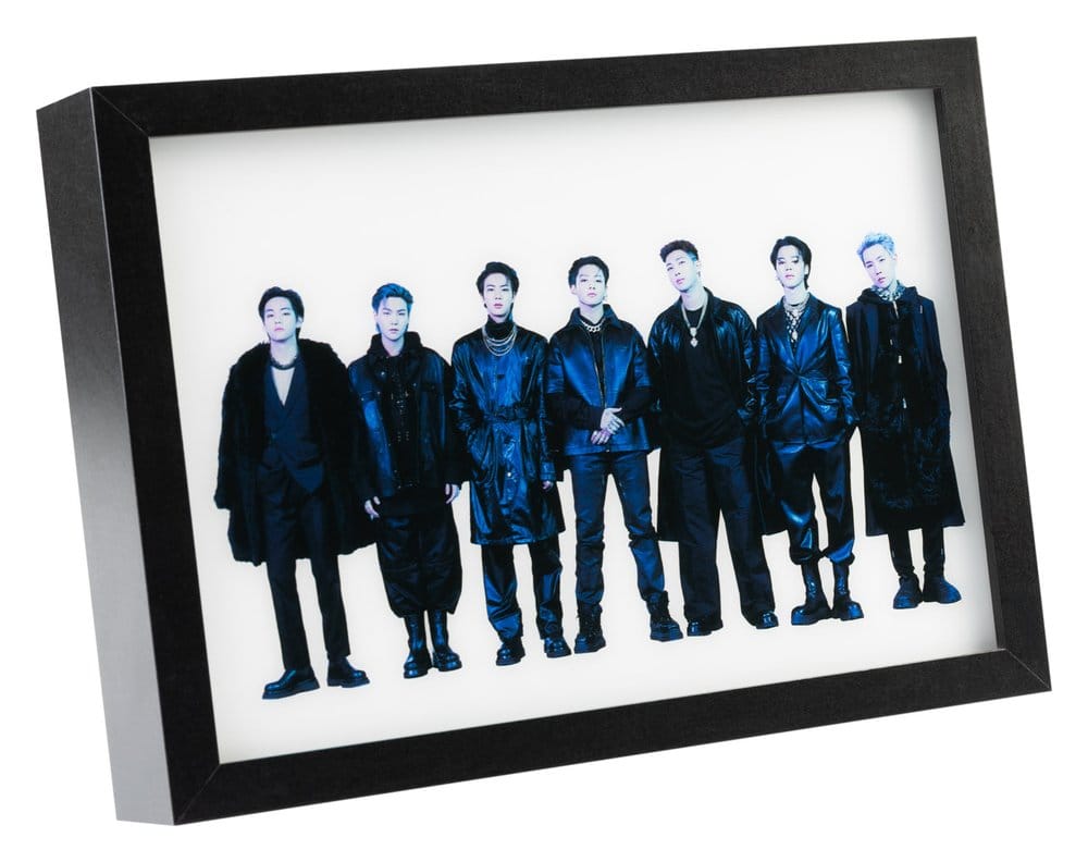 BTS ingelijste LED-print