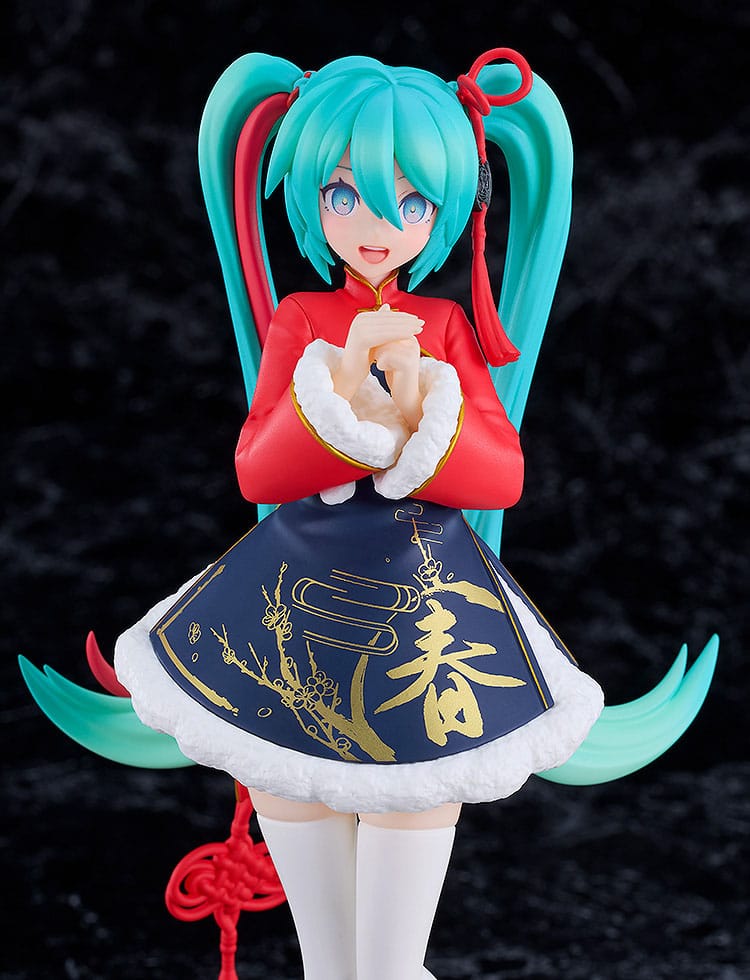Character Vocal Series 01: Hatsune Miku Pop-upparade PVC-standbeeld Hatsune Miku: Sourxuan Chinees Nieuwjaar Ver. 17 cm