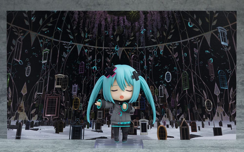 Kleurrijk podium! De film: Een Miku die niet kan zingen Nendoroid-actiefiguur Hatsune Miku: Shuttered Sekai Ver. 10 cm