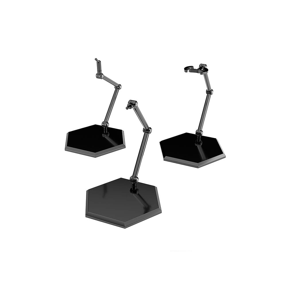 De Simple Stand Mini Nendoroid Meer voor minifiguren en modellen Zwart Hex Type 3-pack