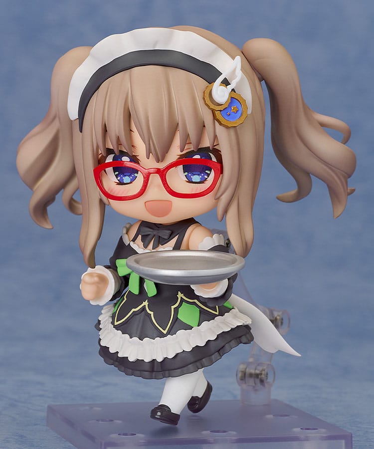 9-negen- Ruler's Crown Nendoroid-actiefiguur Miyako Kujo: Maid Ver. 10 cm