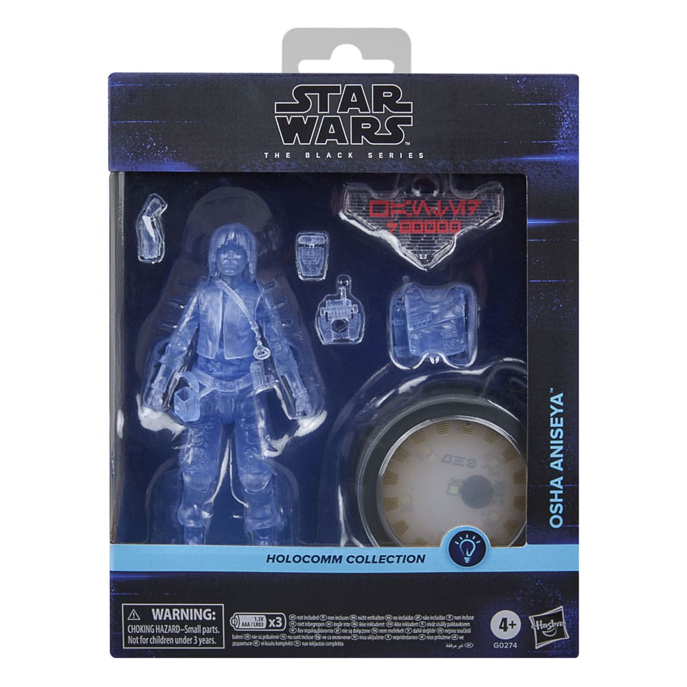 Star Wars Black -serie Holocomm Collection Action Figuur OSHA Aniseya 15 cm