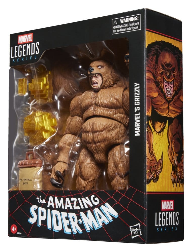 The Amazing Spider-Man Marvel Legends Actiefiguur Marvel's Grizzly 15 cm