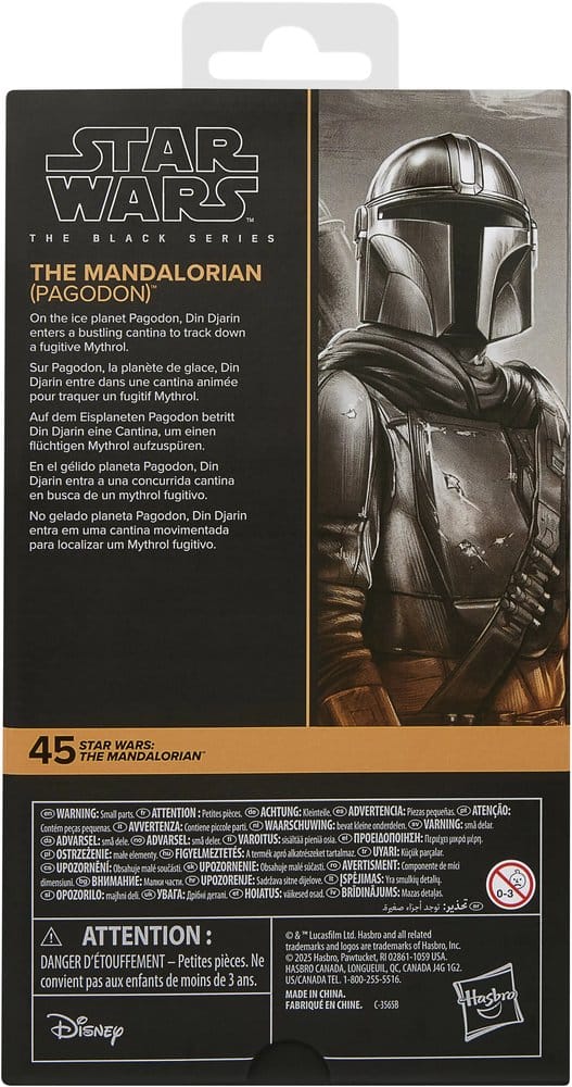 Star Wars: The Mandalorian Black Series actiefiguur The Mandalorian (Pagodon) 15 cm