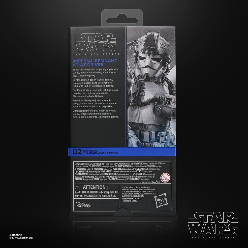 Star Wars: The Mandalorian & Grogu Black Series actiefiguur Imperial Remnant AT-AT Driver 15 cm