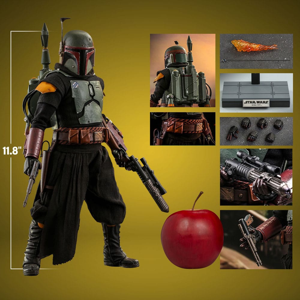 Star Wars: The Mandalorian Action Figuur 1/6 Boba Fett Repaint Armor Special Edition 30 cm