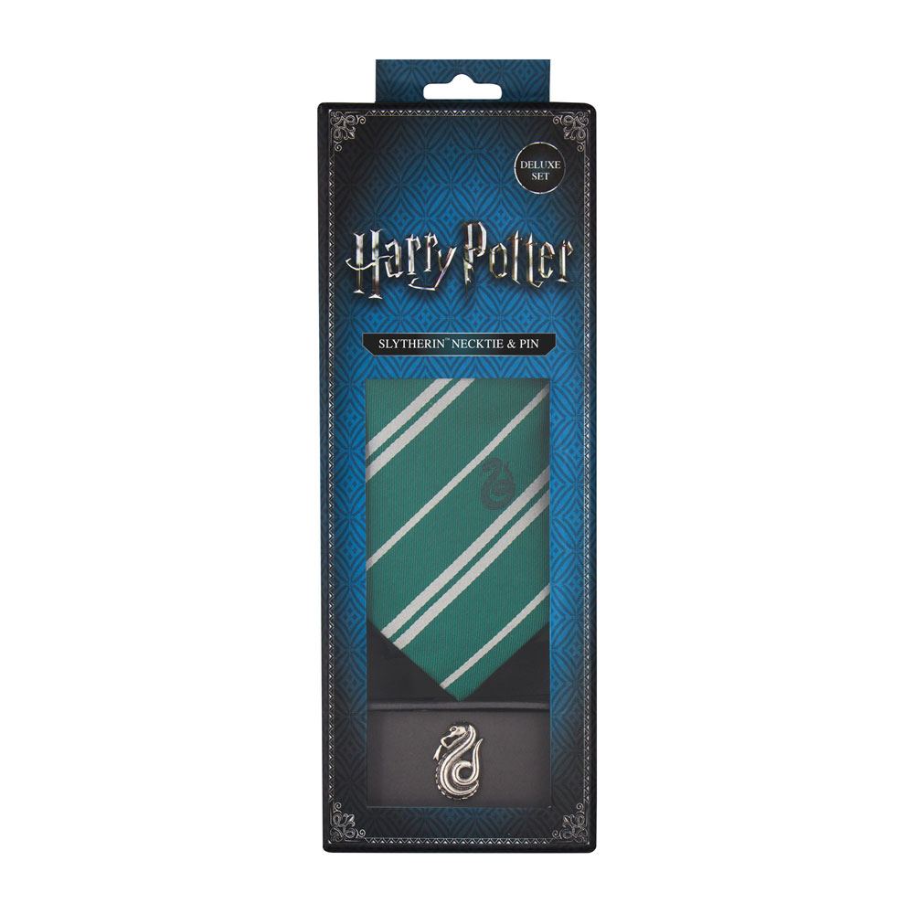 Harry Potter Tie & Metal Pin Deluxe Box Zwadderich