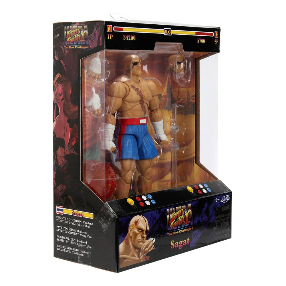 Ultra Street Fighter II: The Final Challengers Actiefiguur 1/12 Sagat 19 cm