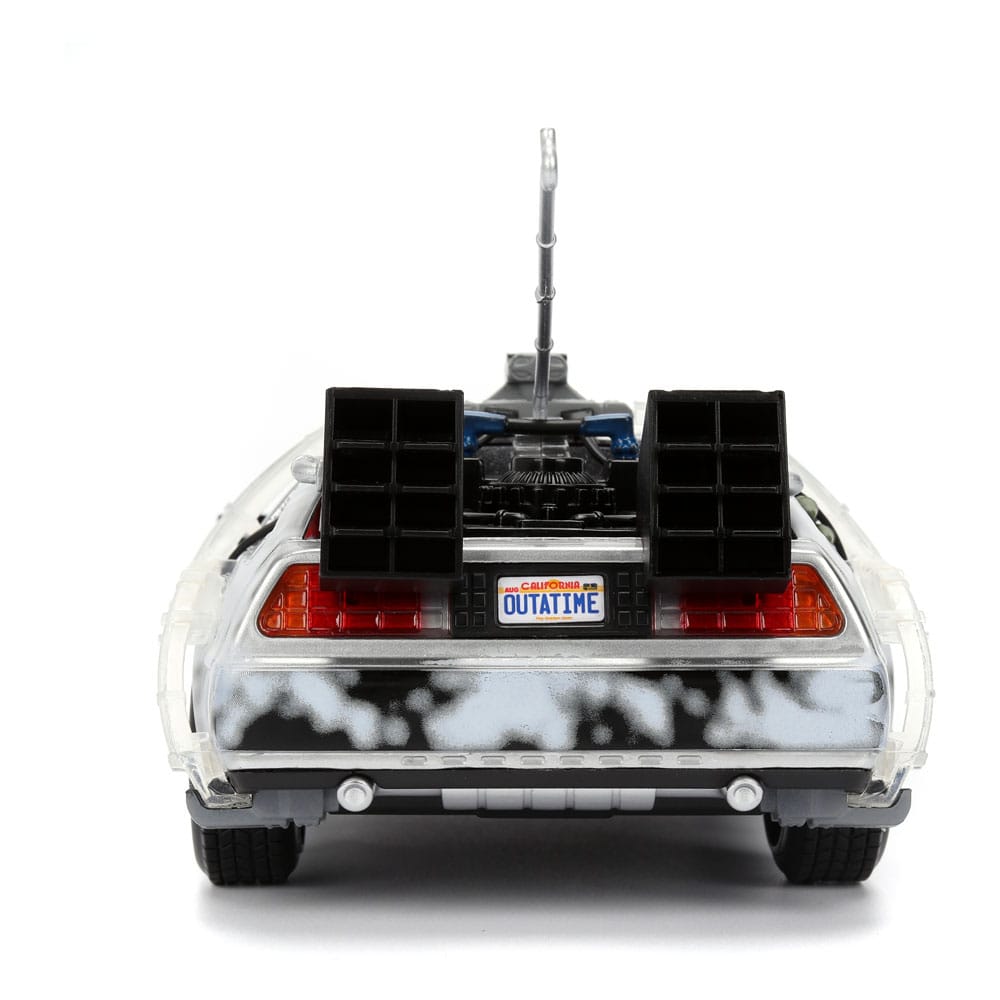 Terug naar het toekomstige Diecast Model 1/24 Time Machine Frost