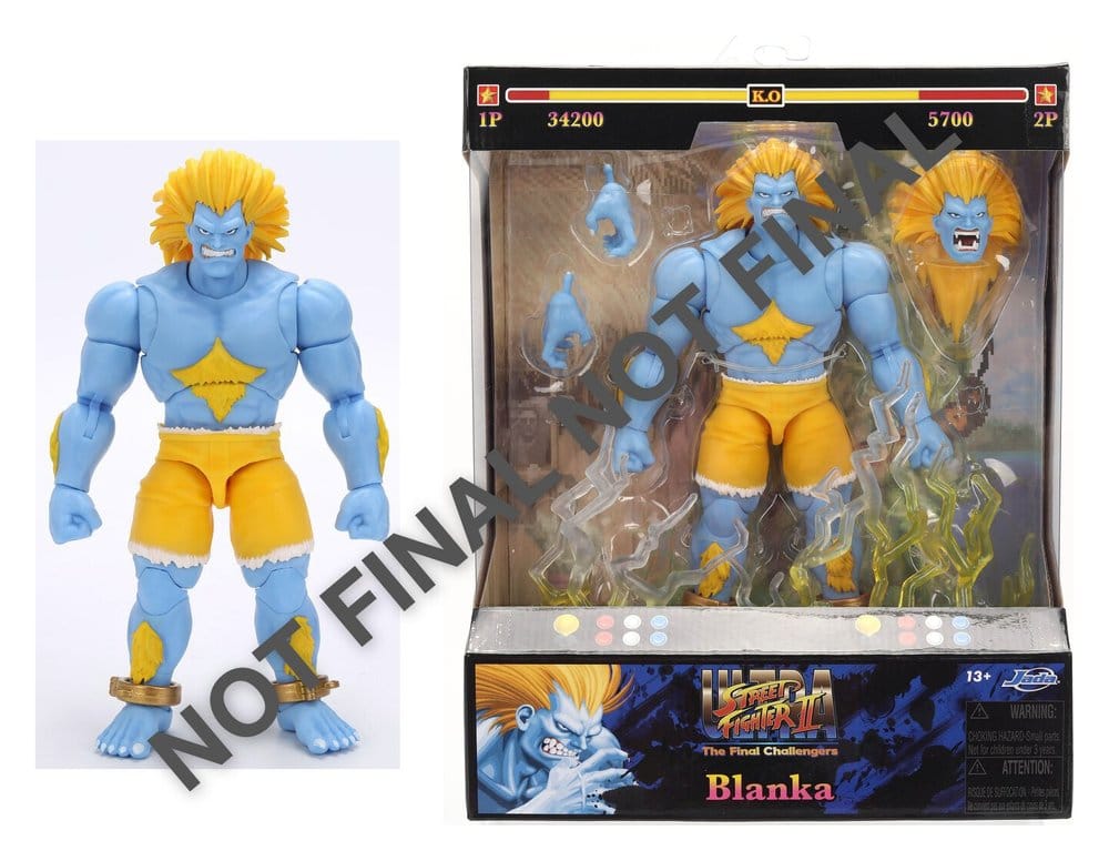 Street Fighter II actiefiguur Blanka P2 19 cm