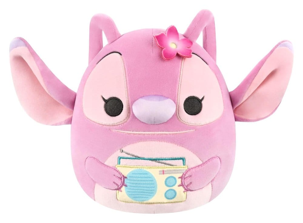 Lilo & Stitch Squishmallow pluche figuur engel met boombox 20 cm