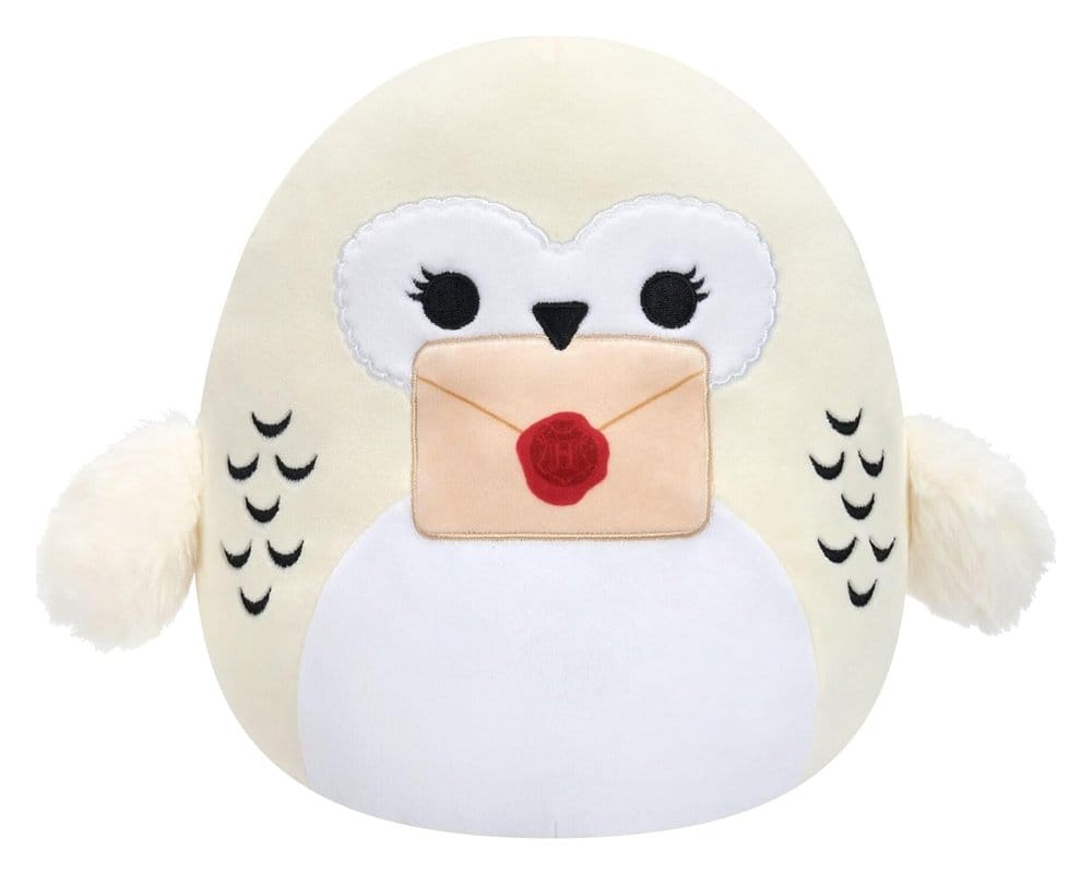 Harry Potter Squishmallow pluche figuur Hedwig met brief in de hand 20 cm