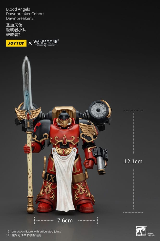 Warhammer the Horus Heresy -actie Figuur 1/18 Blood Angels Dawnbreaker Cohort Dawnbreaker 2 13 cm