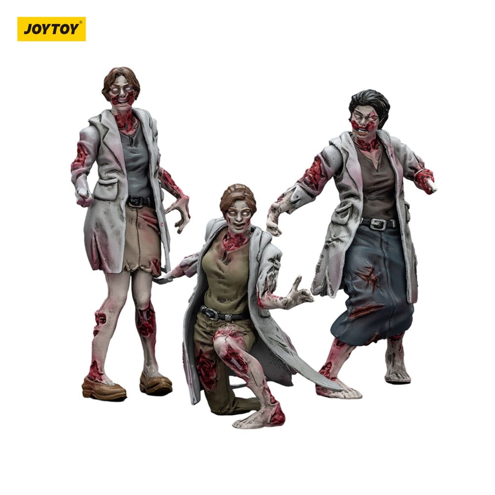 Zombie Dark Source-actiefiguren 3-pack Medics 8 cm