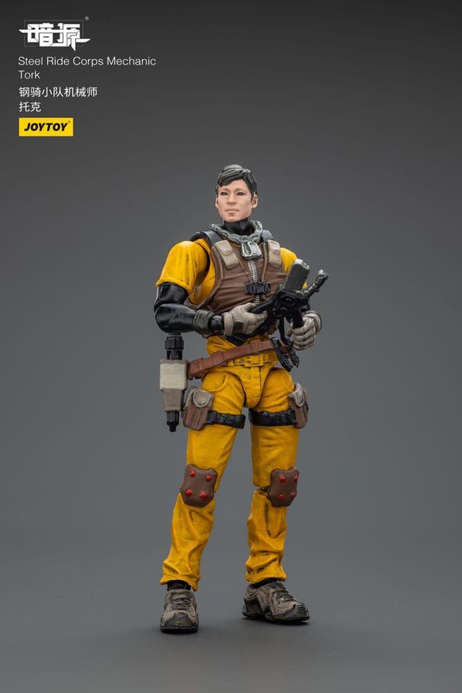 Steel Ride Corps Dark Source Actiefiguur Mechanic Tork 7 cm