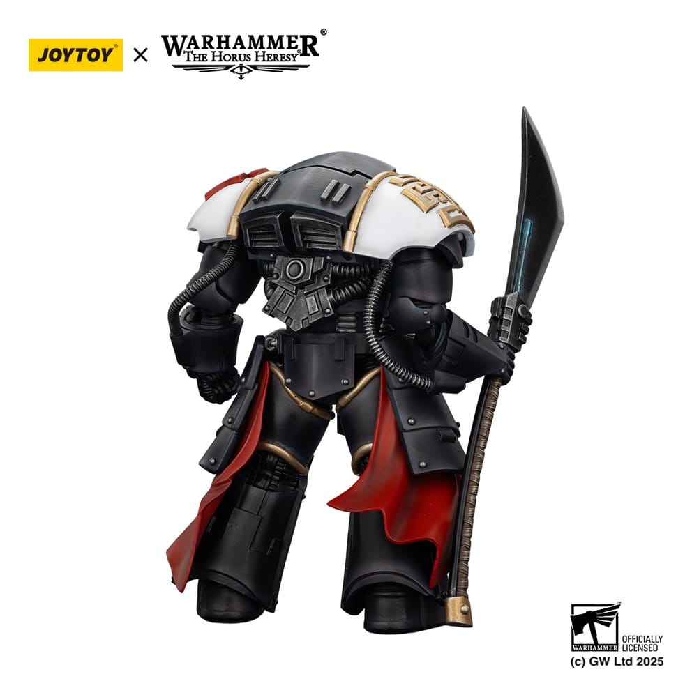 Warhammer The Horus Heresy Actiefiguur White Scars Ebon Keshig Terminator 2 met Power Glaive 13 cm