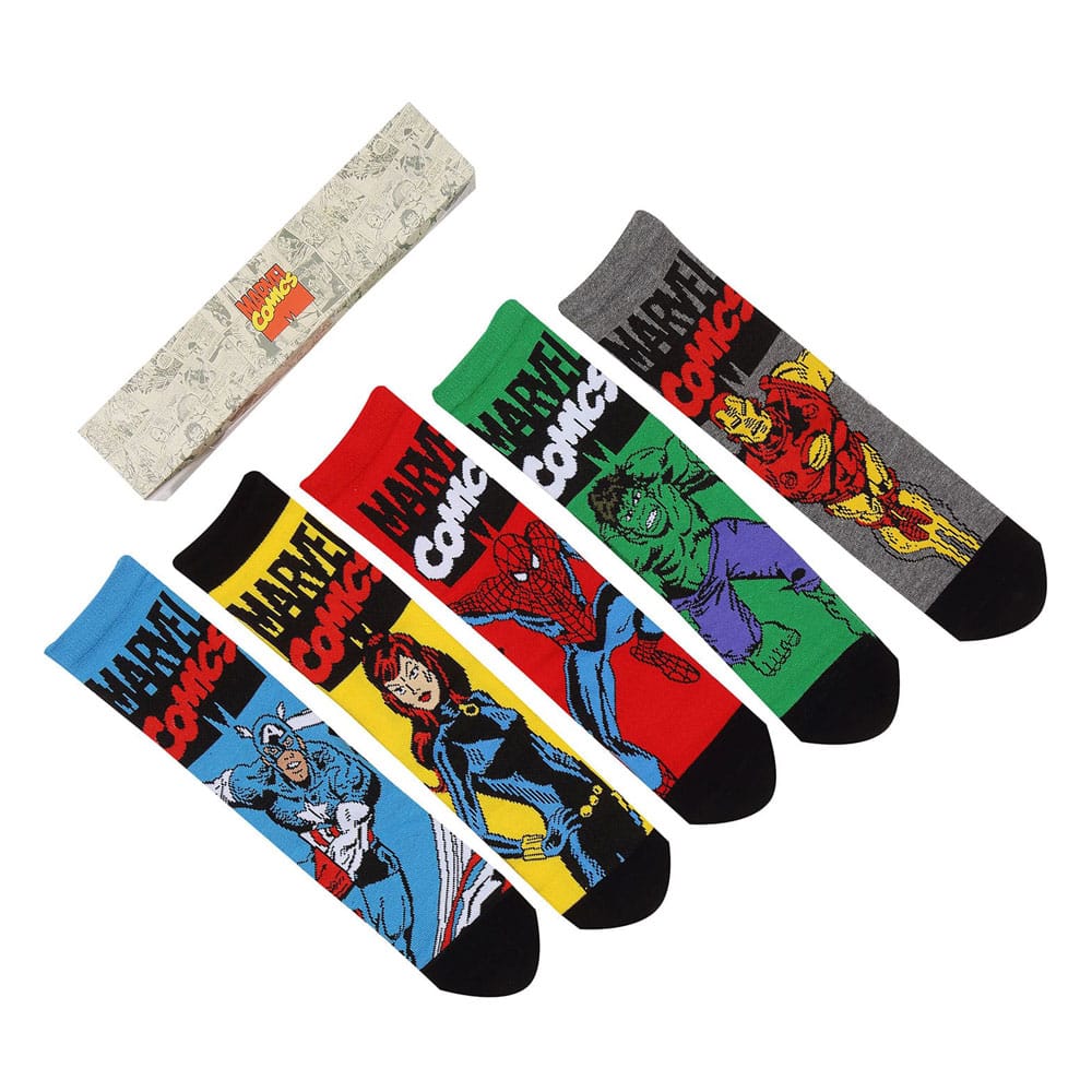Marvel Sokken 5-pack Avengers S-M