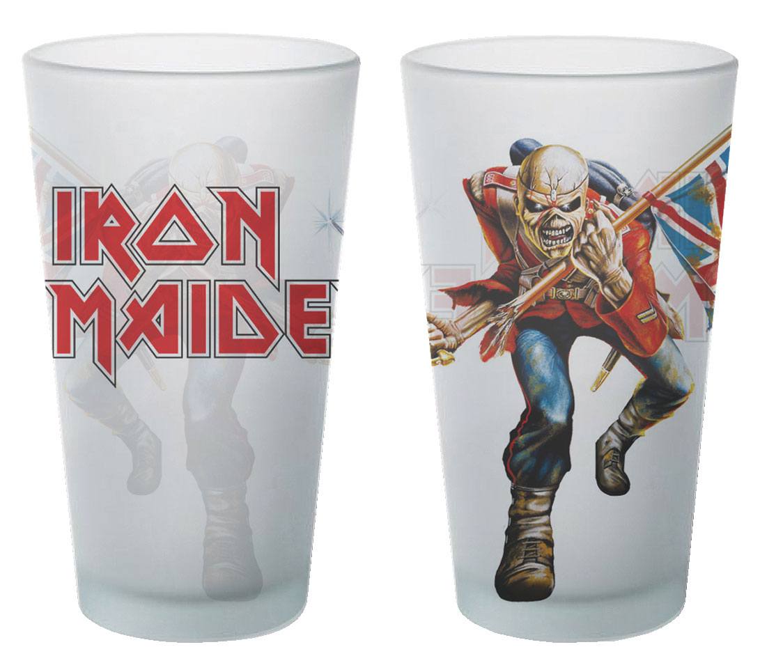 Iron Maiden pint glas de trooper