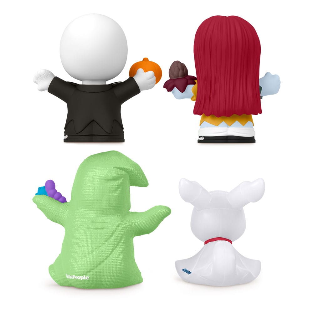 The Nightmare Before Christmas Fisher-Price Little People Collector minifiguren, 4 stuks, 7 cm