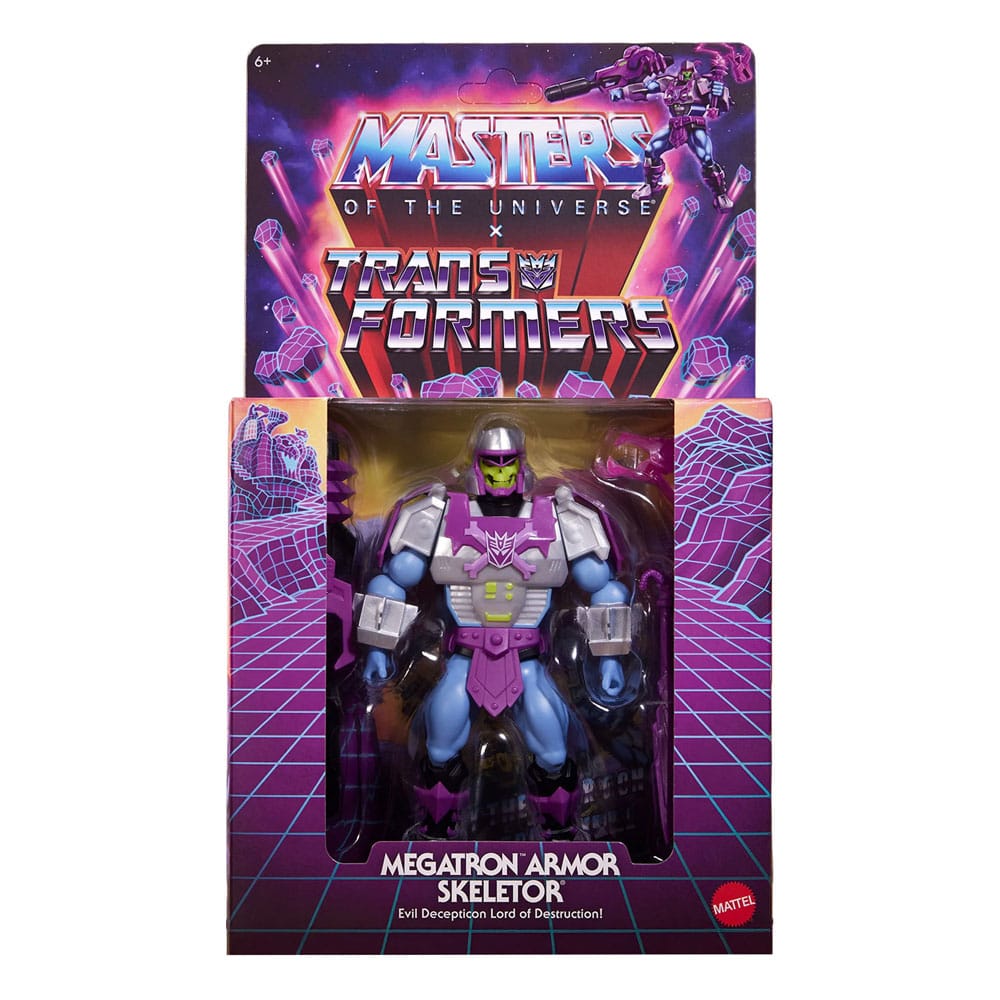 Masters of the Universe x Transformers Actiefiguur Megatron Armor Skeletor heo Exclusief voor Europa 14 cm