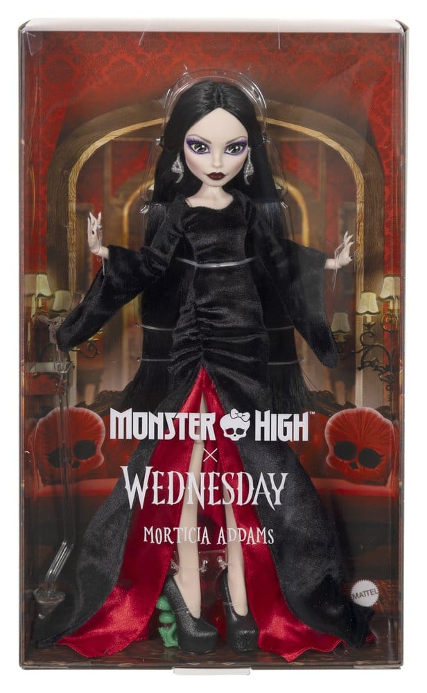 Monster High x Wednesday verzamelpop Morticia Addams