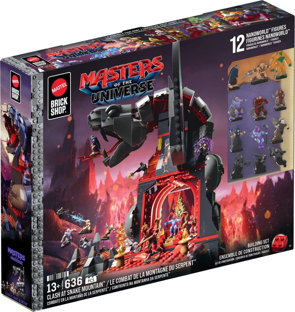 Masters of the Universe Mattel Brick Shop-bouwset Snake Mountain