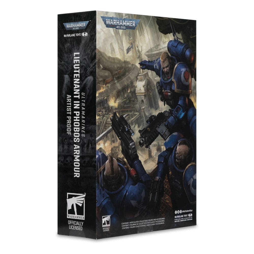 Warhammer 40.000 Actiefiguur Luitenant in Phobos Armor (Ultramarines) (kunstenaarbestendig) 18 cm