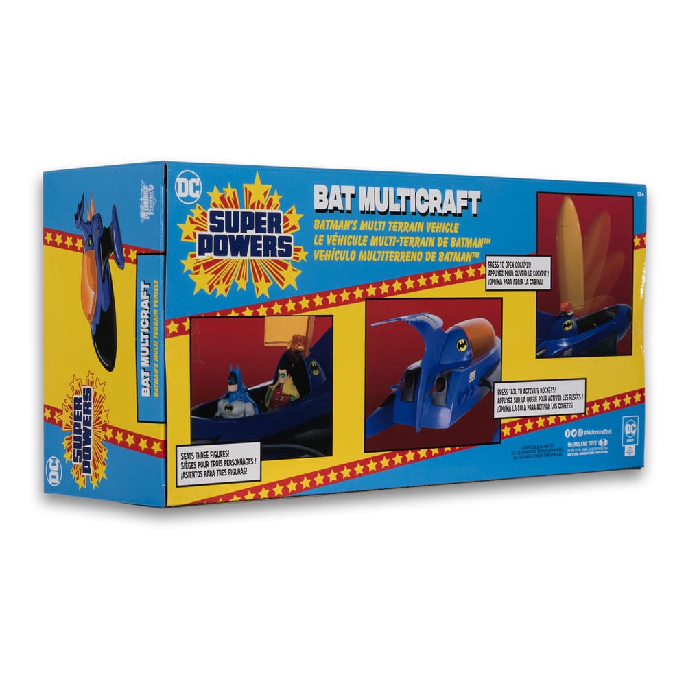 DC Direct Super Powers -voertuigen De vleermuis multicraft 10 cm