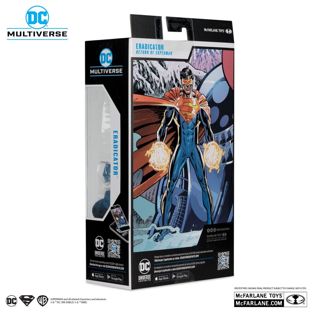 Return of Superman DC Multiverse Action Figuur Eradicator (Platinum Edition) 18 cm