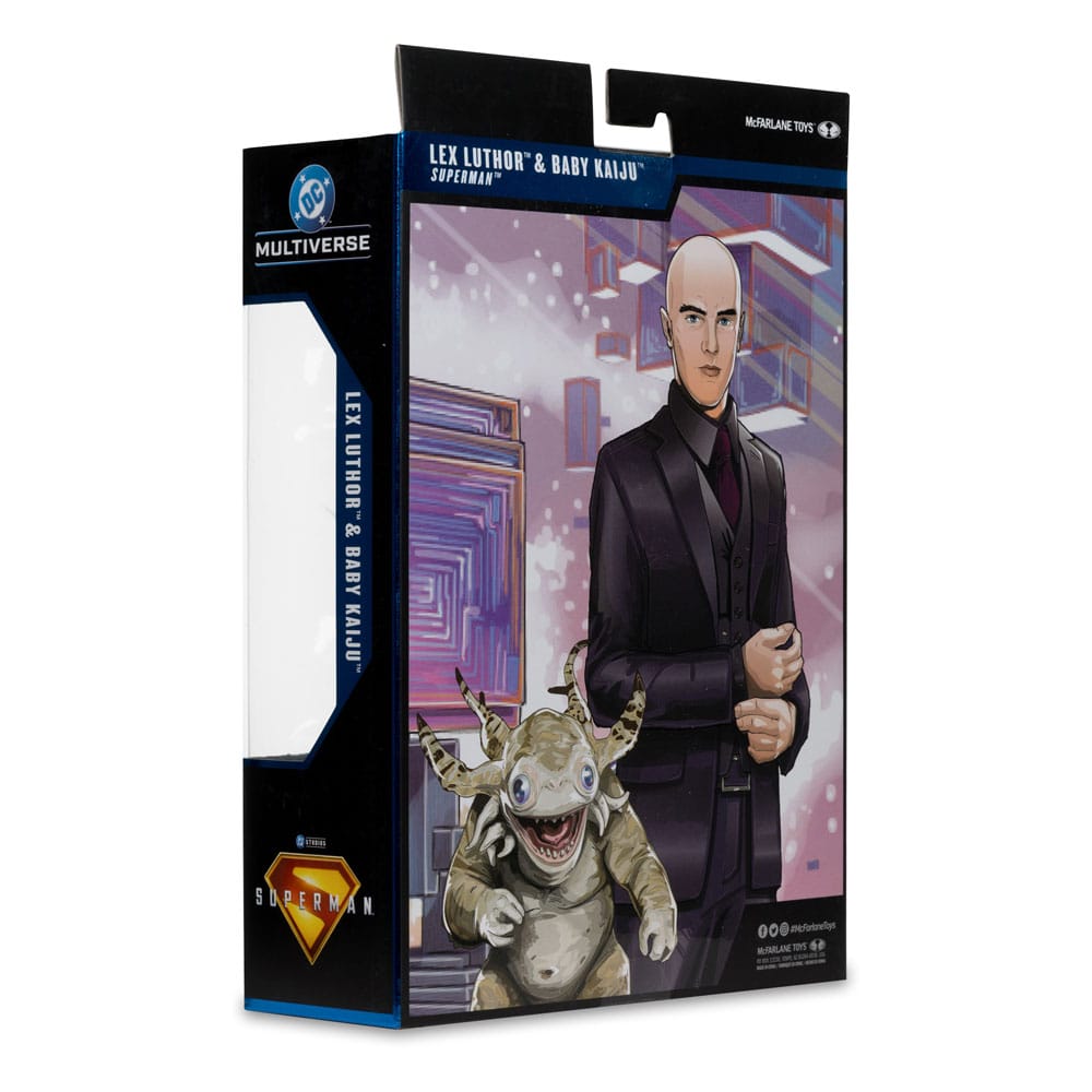 Superman (2025) DC Multiverse Deluxe Action Figuur Lex Luthor met Baby Kaiju (Deluxe Theatrical Edition) 18 cm