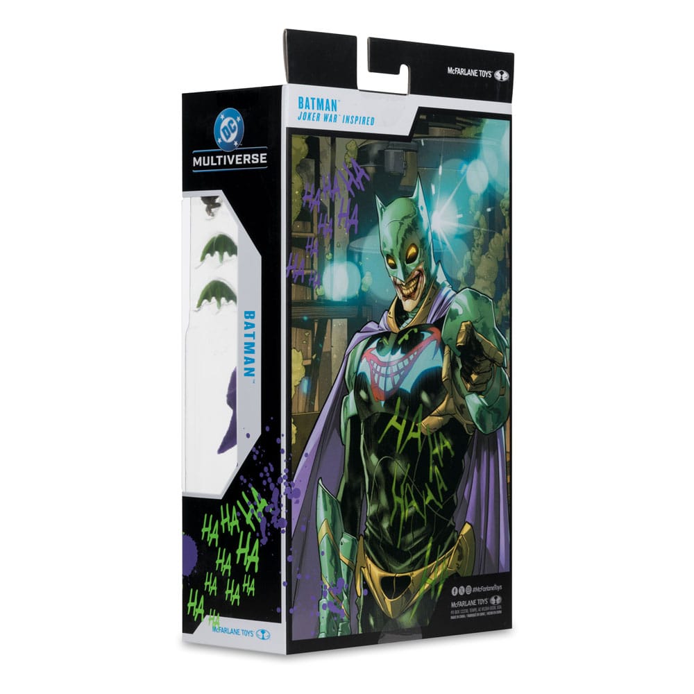 DC Multiverse actiefiguur Batman (Joker War) (Jokerized) (gouden label) 18 cm