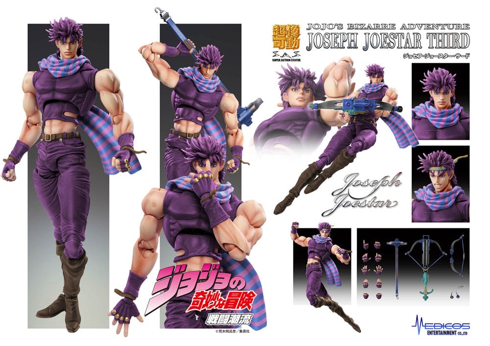JoJo's Bizarre Adventure Battle Tendency Actiefiguur Chozokado Joseph Joestar Derde 16 cm