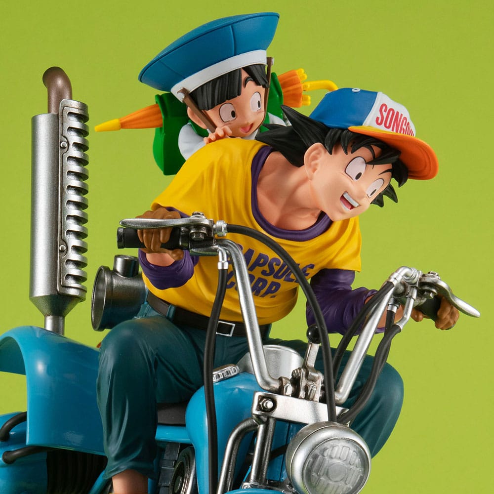Dragonball Z Desktop Real McCoy EX PVC Diorama Son Goku & Son Gohan & Robot met twee benen 20 cm