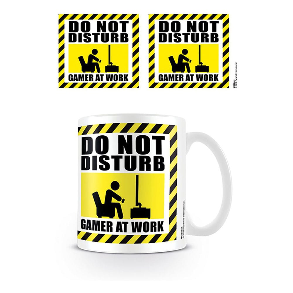 Gamer op het werk mok storen niet